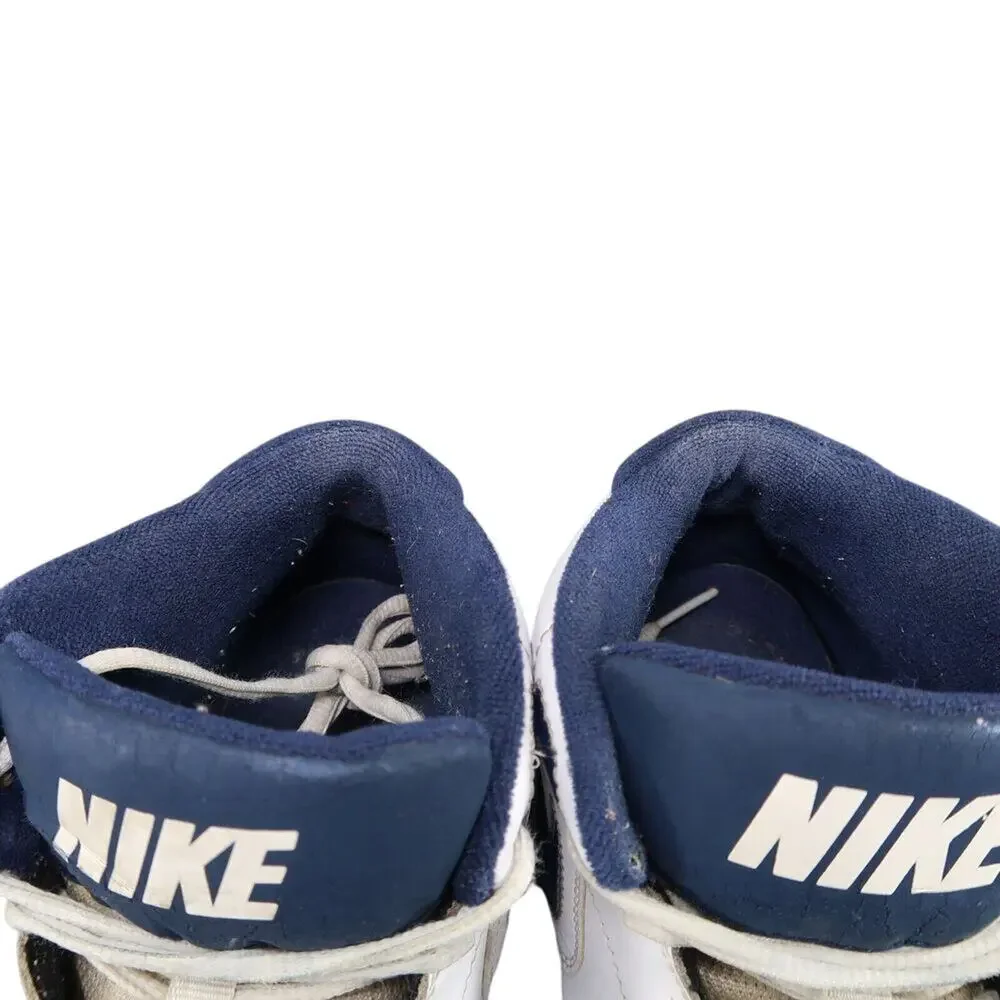 Nike Shoes Mens 9 Athletic Trainers Basketball Sneaker Overplay Mid White Blue